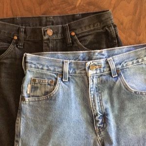 Wrangler and Carhartt men’s jeans